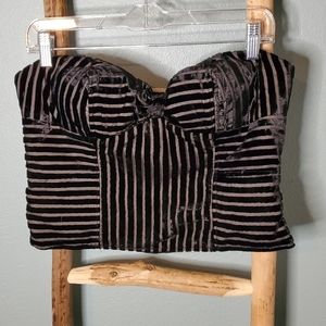 NWT Silence + Noise Bustier size large